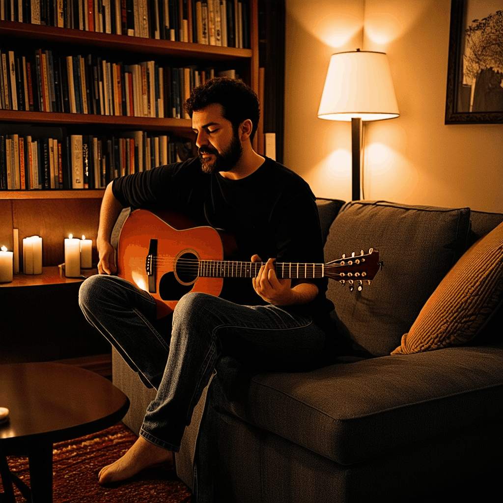 A musician playing