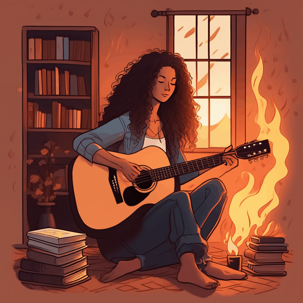 A musician playing